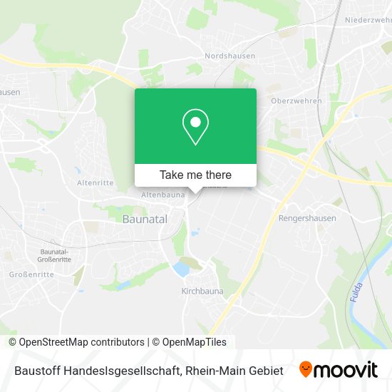 Карта Baustoff Handeslsgesellschaft