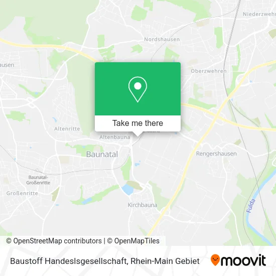 Карта Baustoff Handeslsgesellschaft