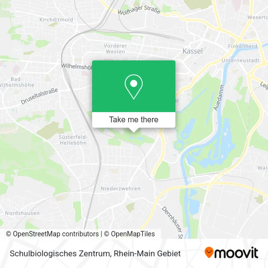 Карта Schulbiologisches Zentrum
