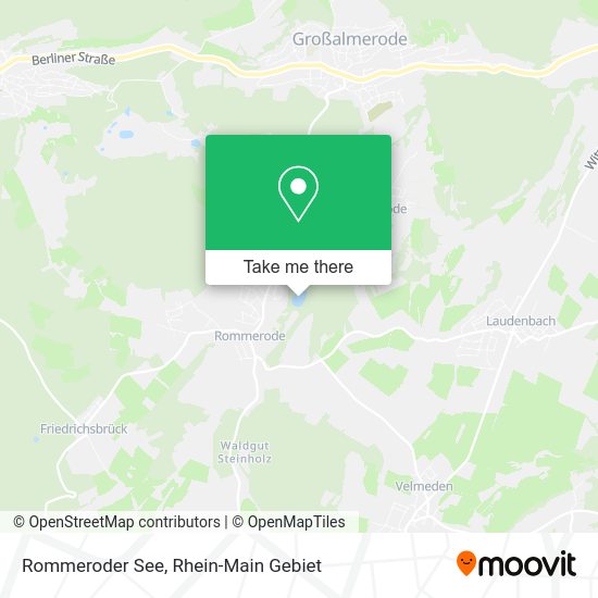Rommeroder See map