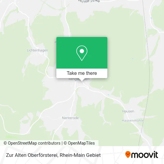 Карта Zur Alten Oberförsterei