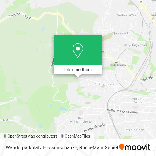 Карта Wanderparkplatz Hessenschanze