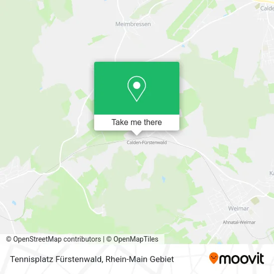 Карта Tennisplatz Fürstenwald