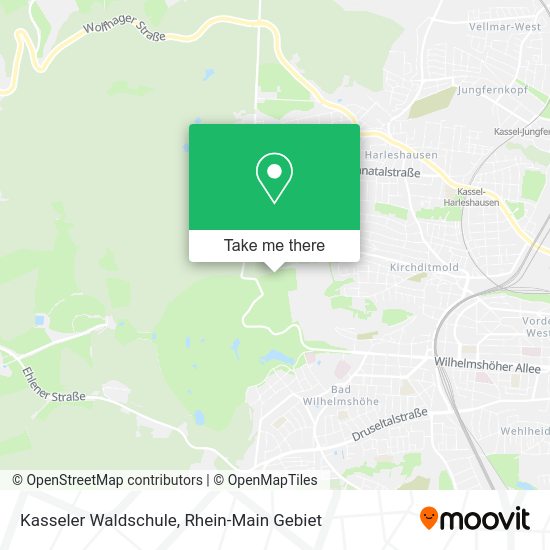 Карта Kasseler Waldschule