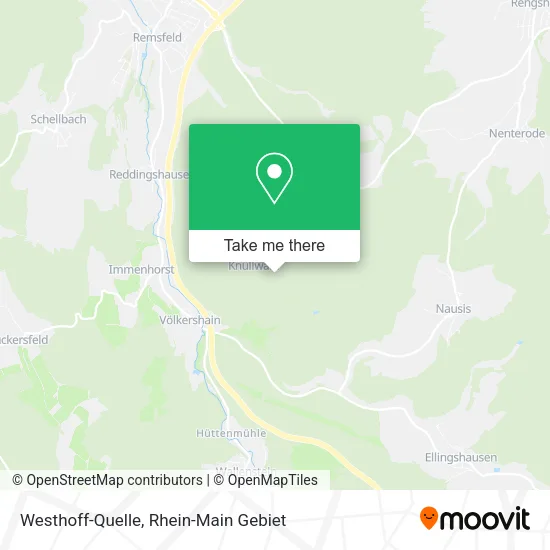 Westhoff-Quelle map