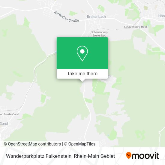 Карта Wanderparkplatz Falkenstein