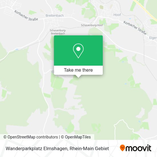 Карта Wanderparkplatz Elmshagen