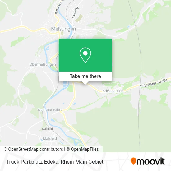 Карта Truck Parkplatz Edeka