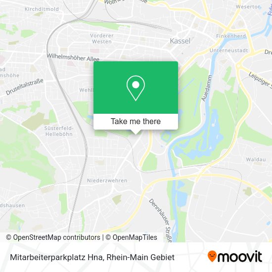 Карта Mitarbeiterparkplatz Hna