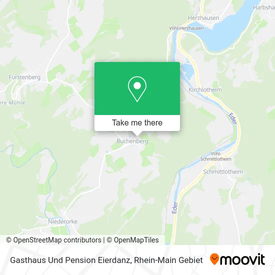 Карта Gasthaus Und Pension Eierdanz