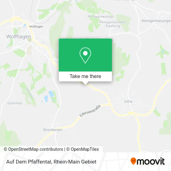 Карта Auf Dem Pfaffental