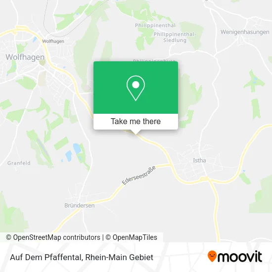 Карта Auf Dem Pfaffental