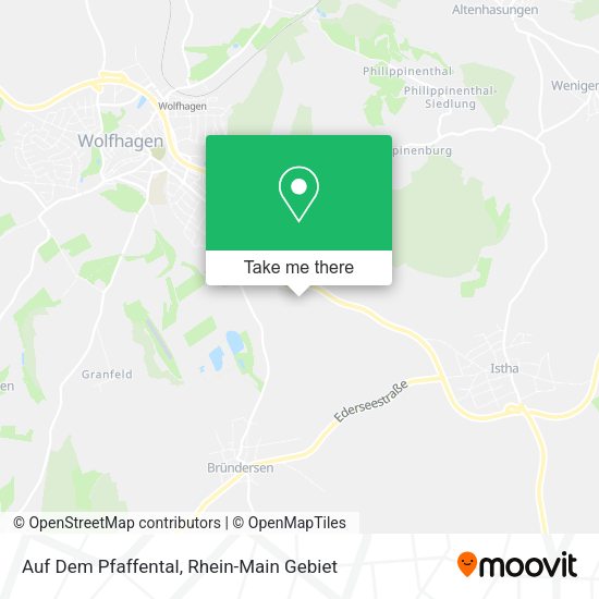 Карта Auf Dem Pfaffental