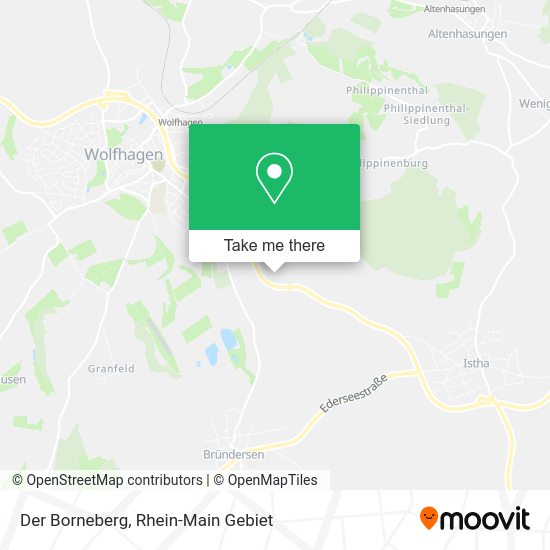 Карта Der Borneberg