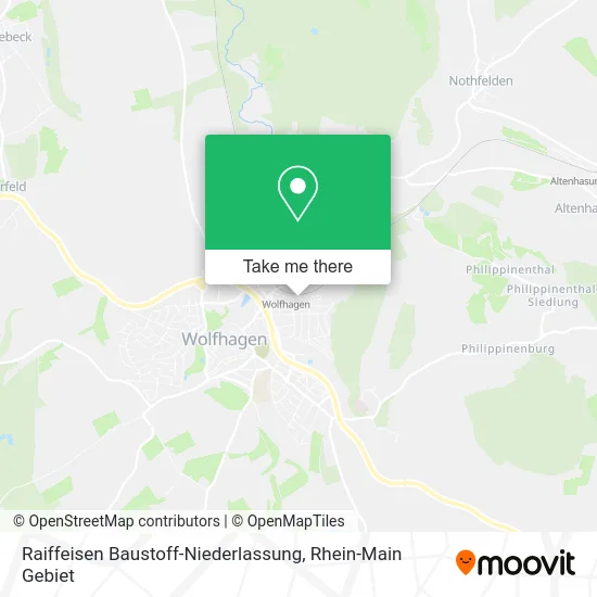 Карта Raiffeisen Baustoff-Niederlassung