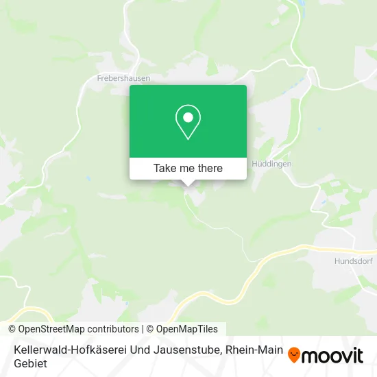 Карта Kellerwald-Hofkäserei Und Jausenstube