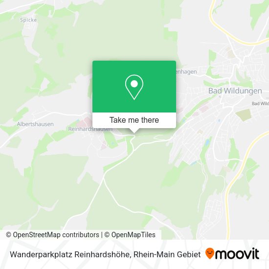 Карта Wanderparkplatz Reinhardshöhe