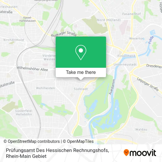 Prüfungsamt Des Hessischen Rechnungshofs map