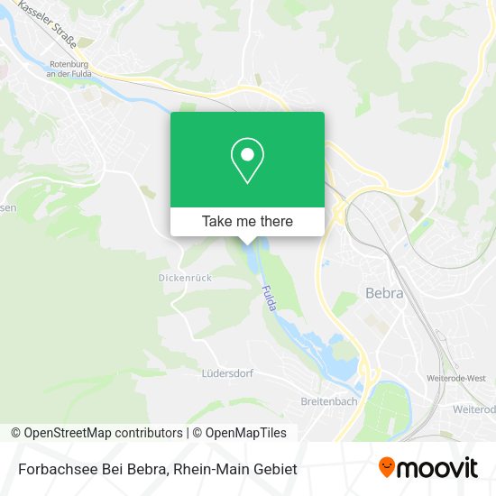Карта Forbachsee Bei Bebra