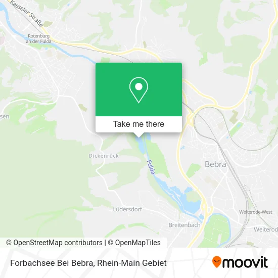 Карта Forbachsee Bei Bebra