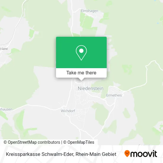 Карта Kreissparkasse Schwalm-Eder