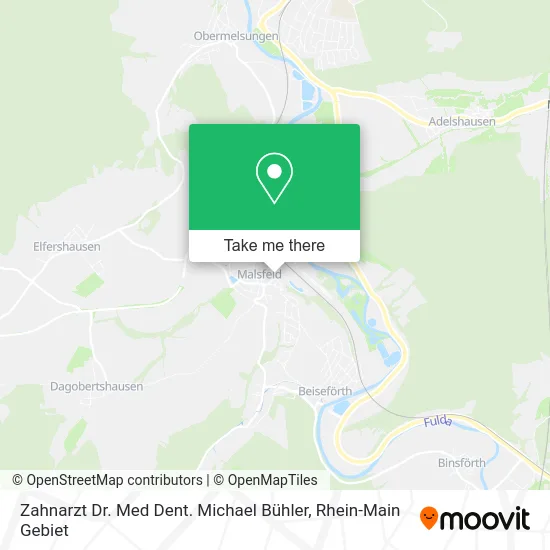 Карта Zahnarzt Dr. Med Dent. Michael Bühler
