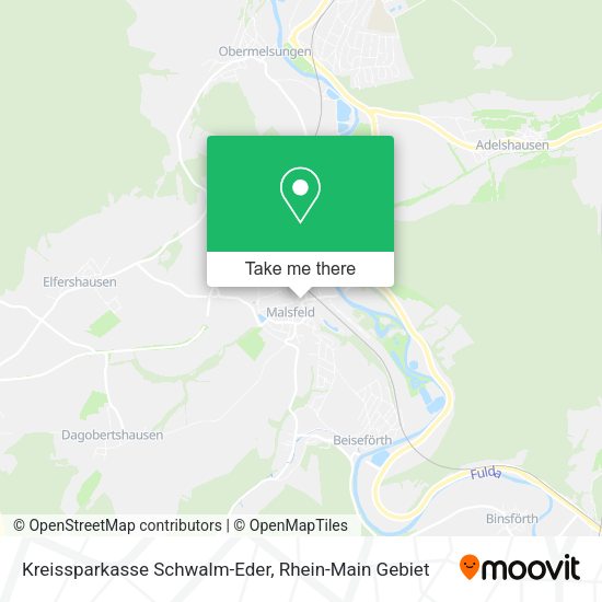 Карта Kreissparkasse Schwalm-Eder