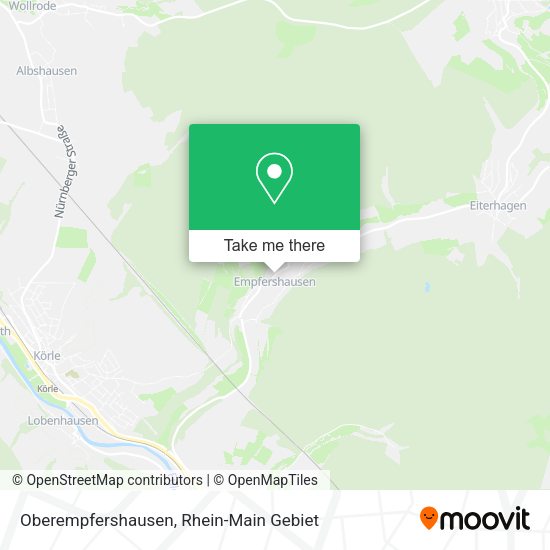 Карта Oberempfershausen
