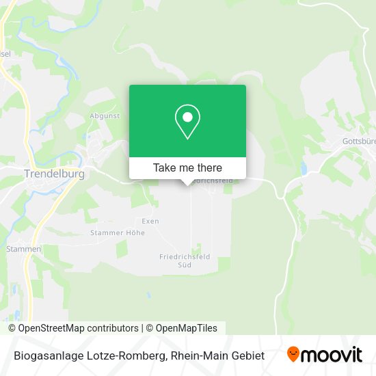 Карта Biogasanlage Lotze-Romberg