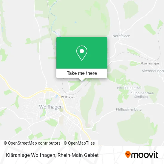 Карта Kläranlage Wolfhagen