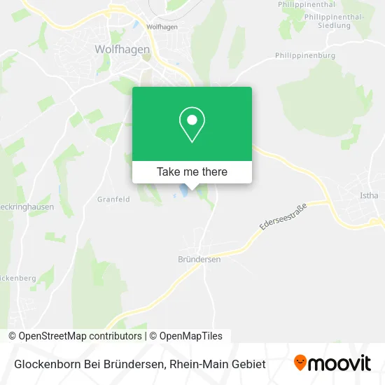 Карта Glockenborn Bei Bründersen