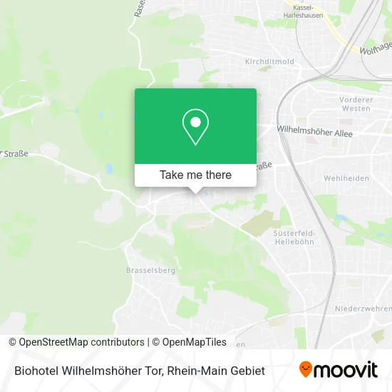 Карта Biohotel Wilhelmshöher Tor