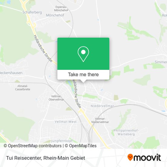 Tui Reisecenter map