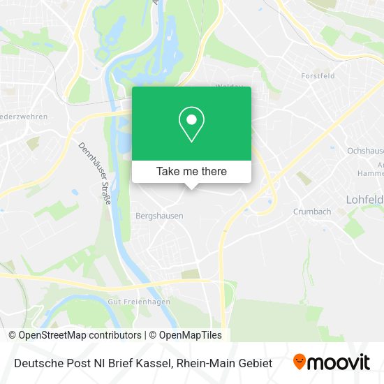 Карта Deutsche Post Nl Brief Kassel