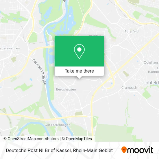 Карта Deutsche Post Nl Brief Kassel
