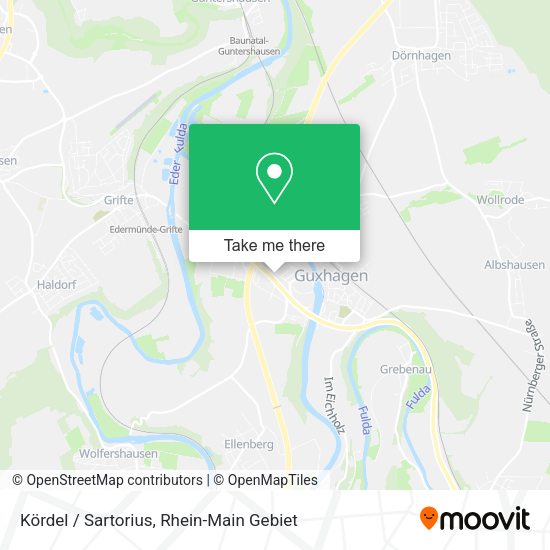 Карта Kördel / Sartorius
