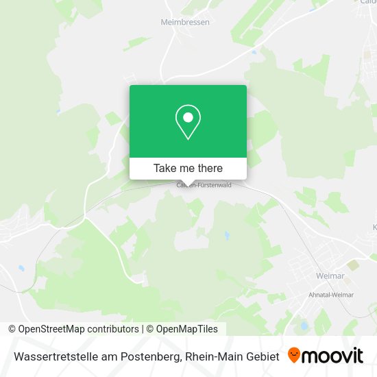 Wassertretstelle am Postenberg map