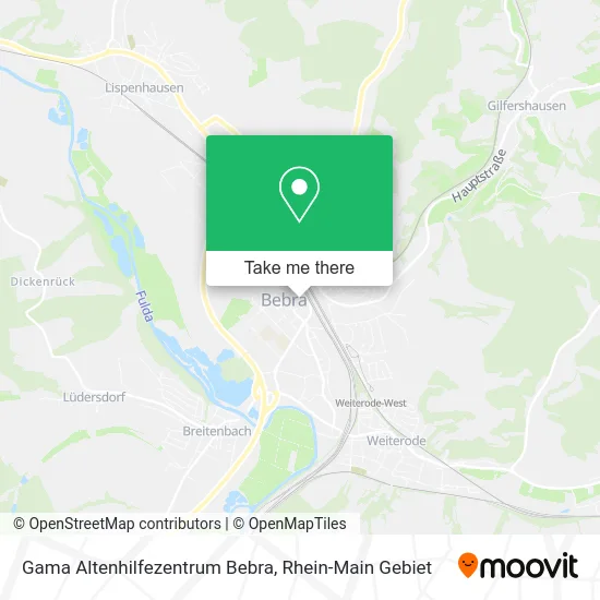 Карта Gama Altenhilfezentrum Bebra