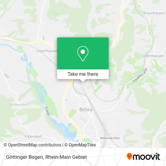 Карта Göttinger Bogen