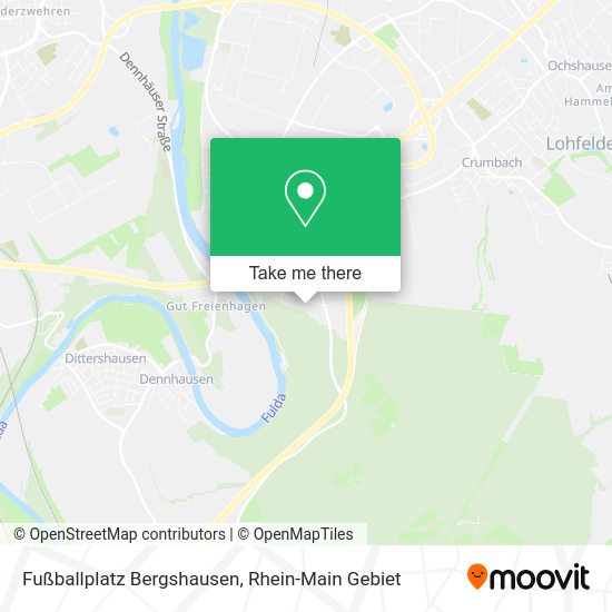Карта Fußballplatz Bergshausen