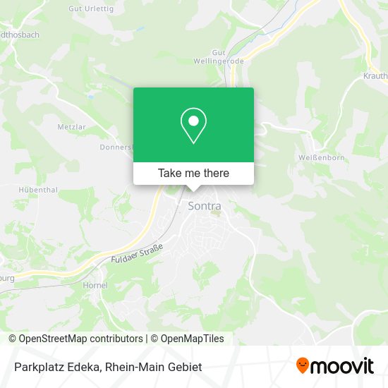 Карта Parkplatz Edeka