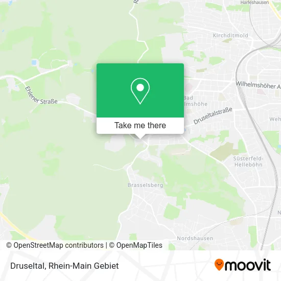 Карта Druseltal