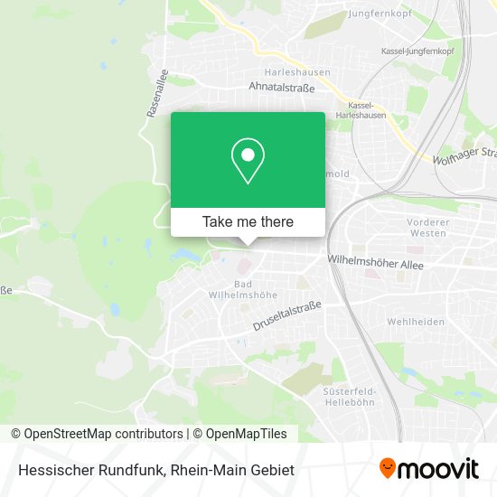 Hessischer Rundfunk map