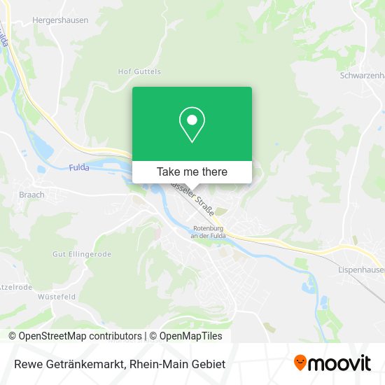 Карта Rewe Getränkemarkt