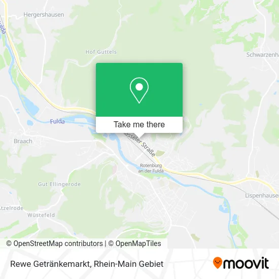 Карта Rewe Getränkemarkt