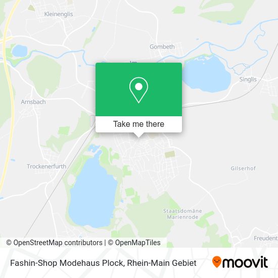 Карта Fashin-Shop Modehaus Plock
