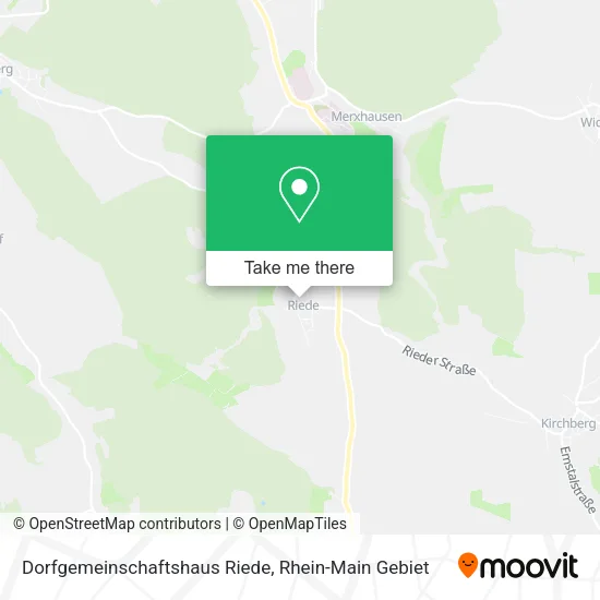 Карта Dorfgemeinschaftshaus Riede