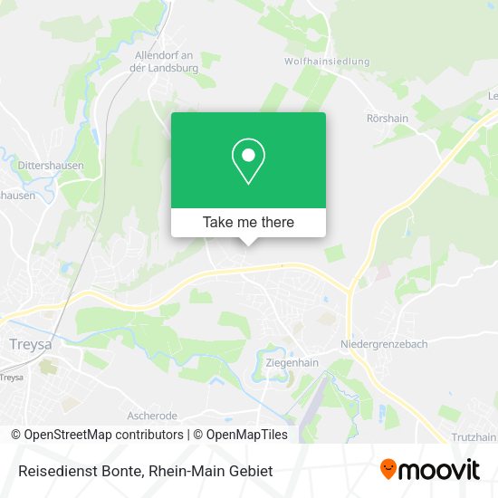 Карта Reisedienst Bonte