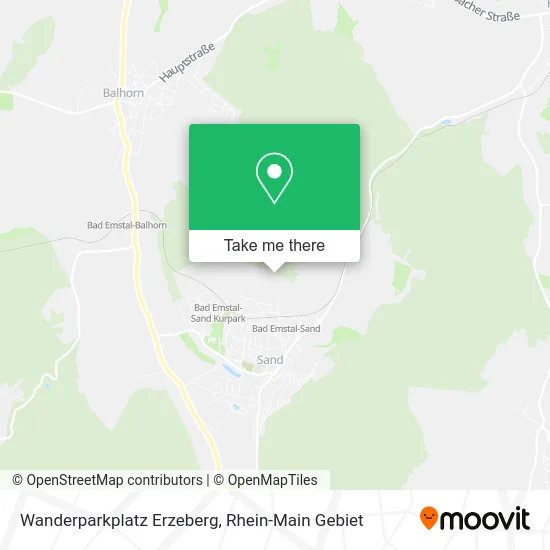 Карта Wanderparkplatz Erzeberg
