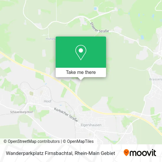 Карта Wanderparkplatz Firnsbachtal